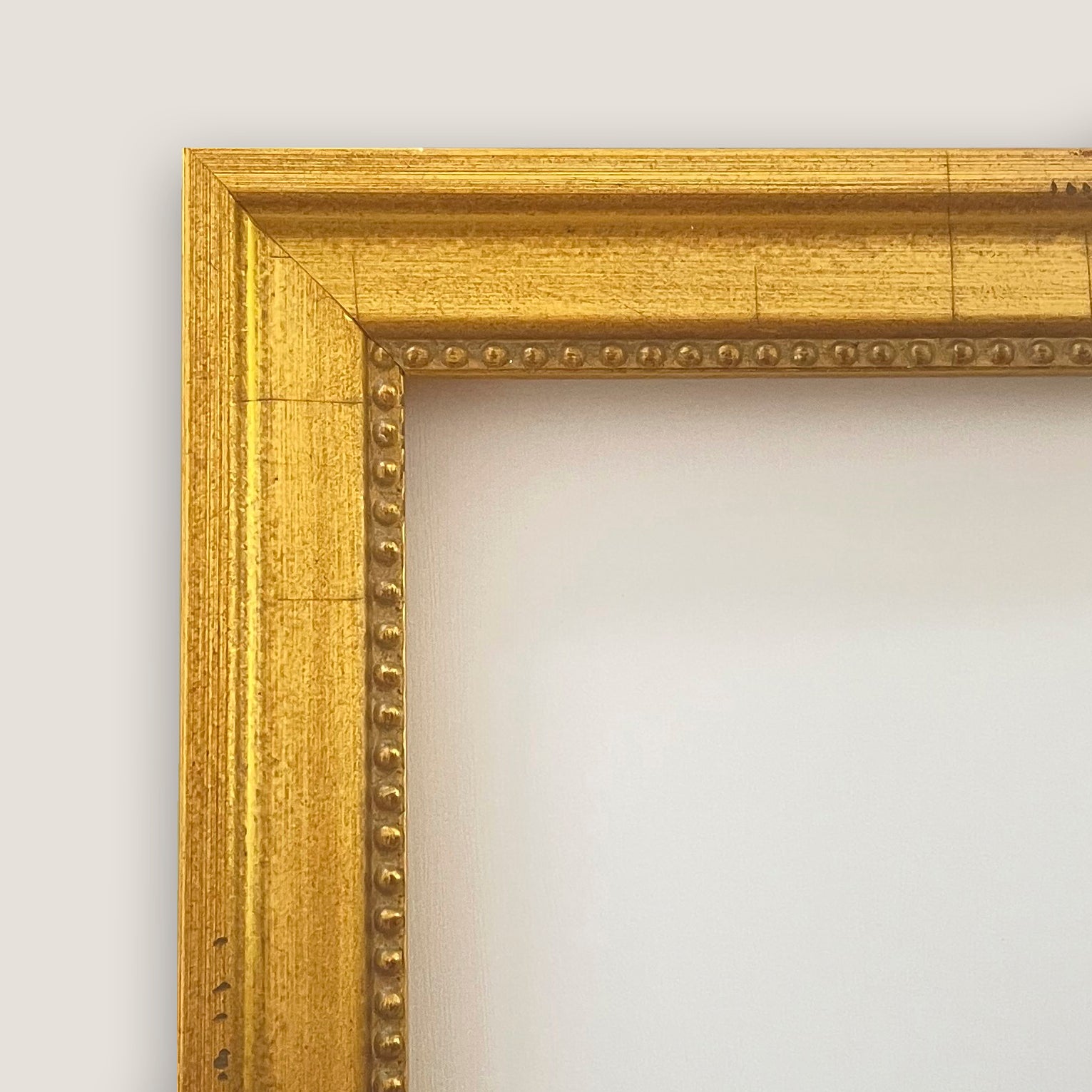 Beaded Gold Frame