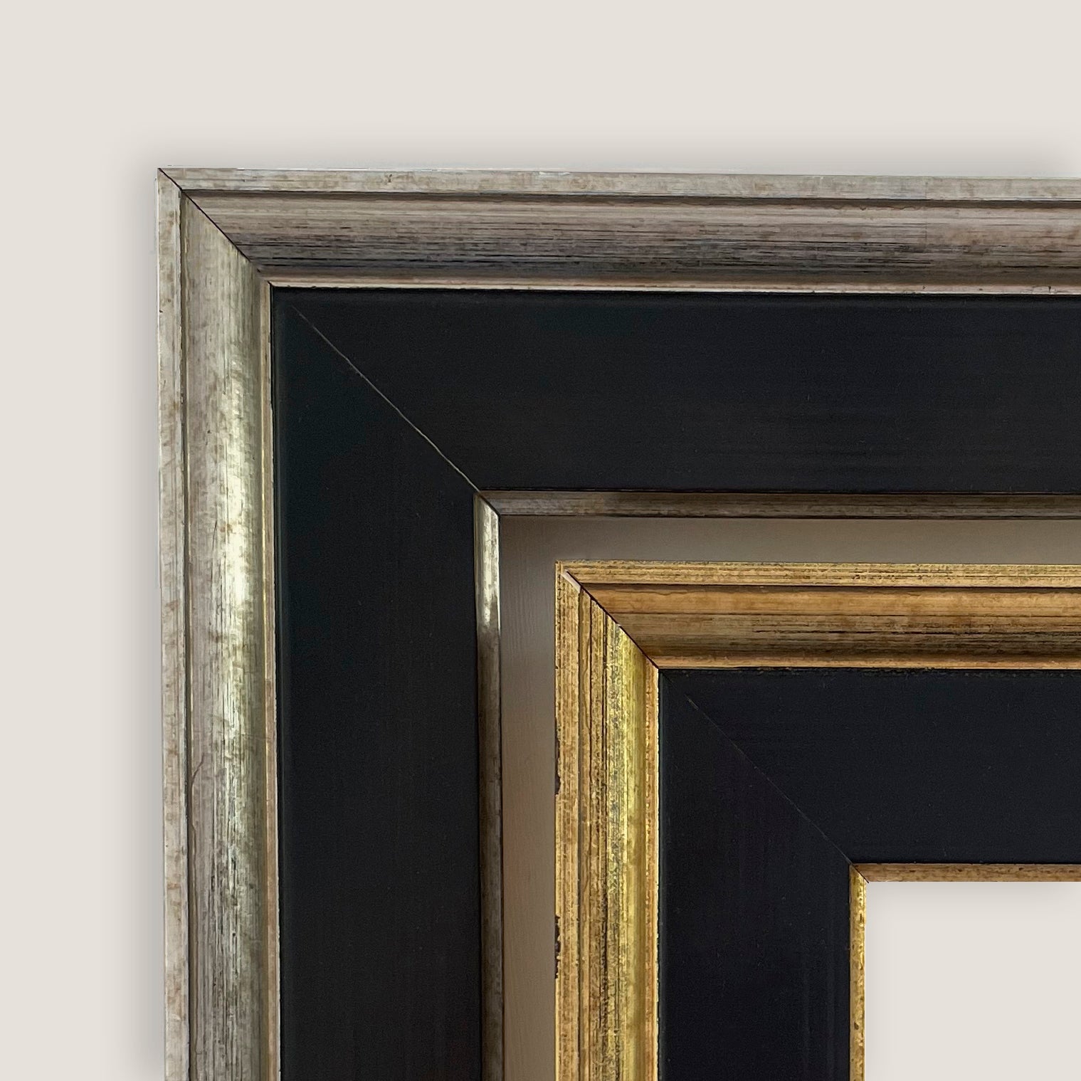 Black and Gold Panel