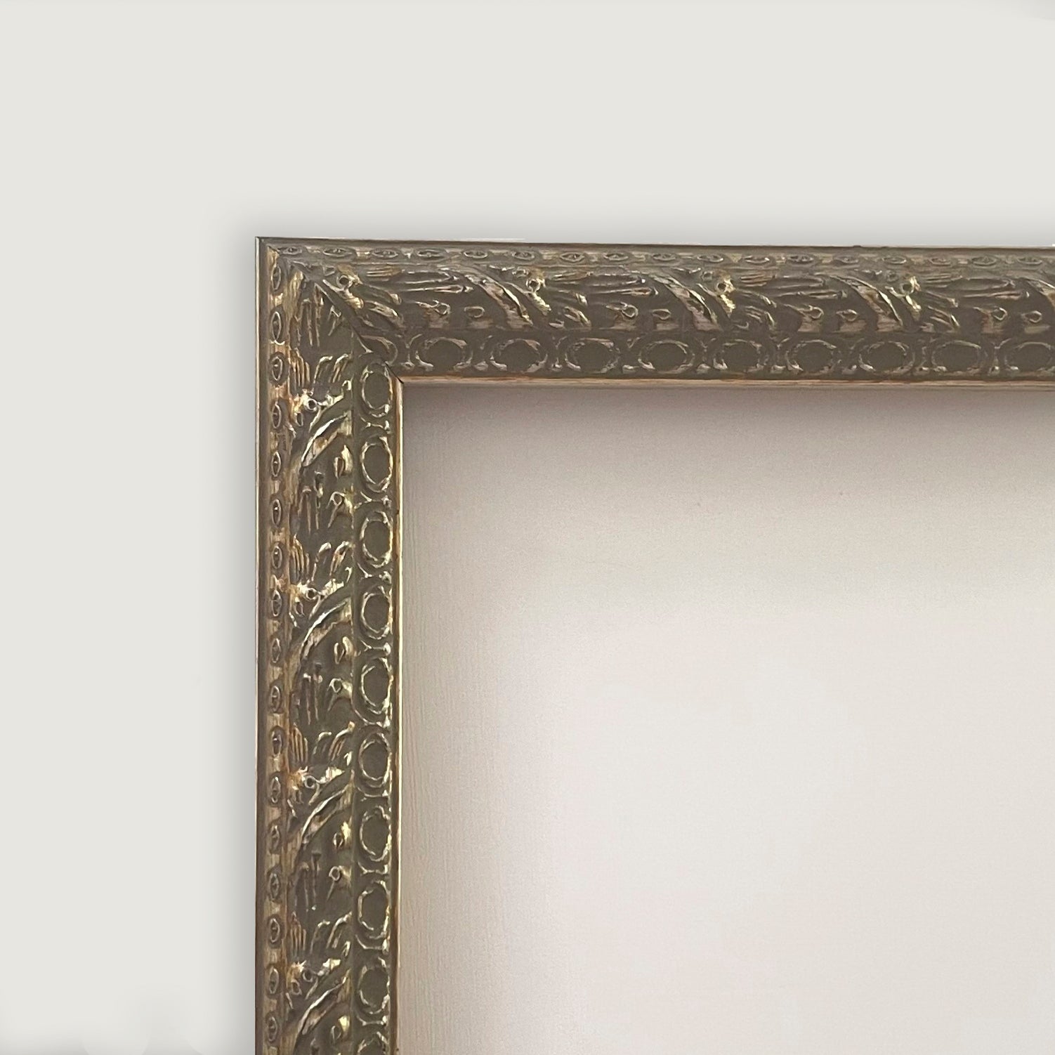 Detailed Bronze and Silver Frame