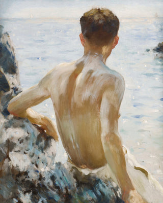 FIGURE STUDY, AT THE BEACH