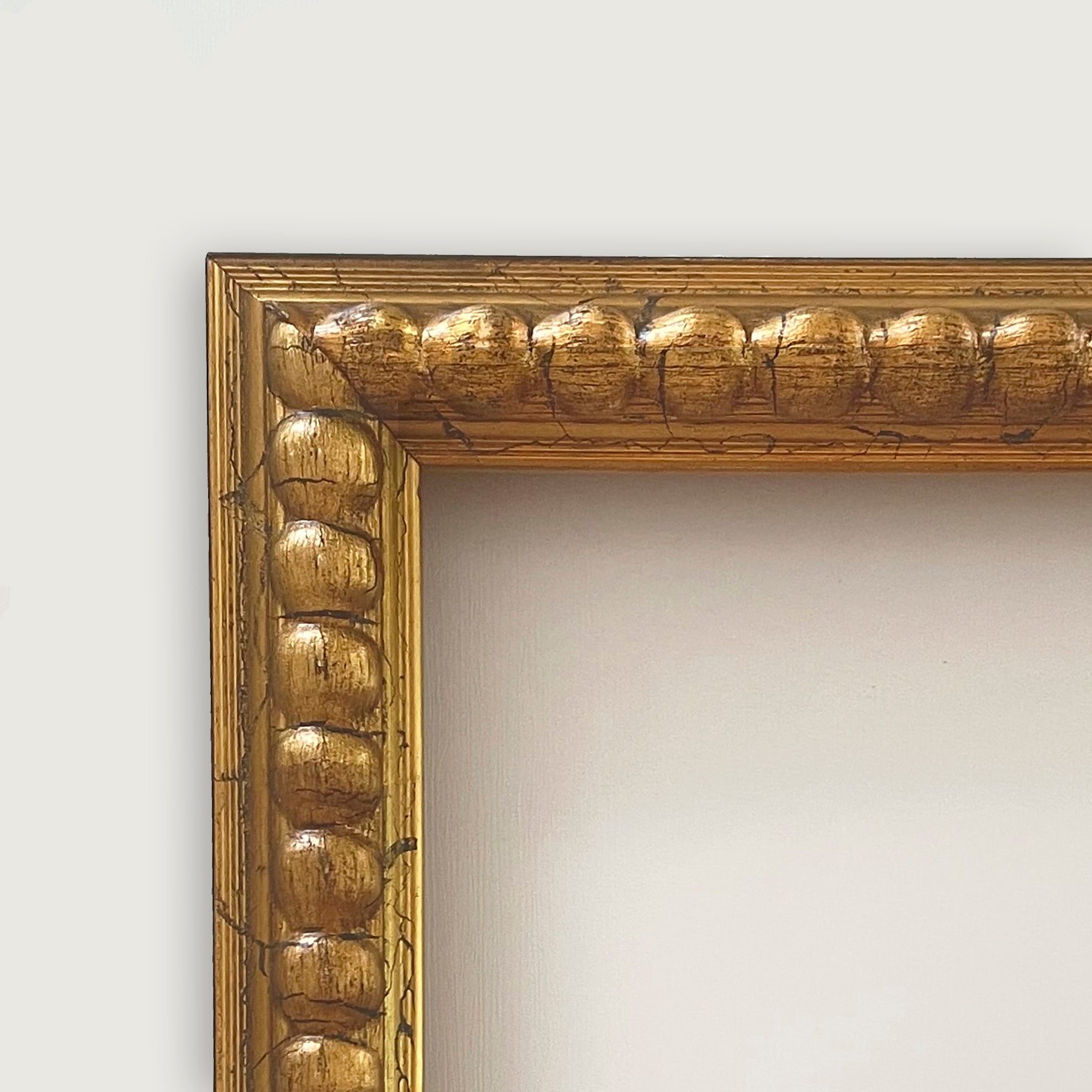 Gold Bead Black Edged Frame