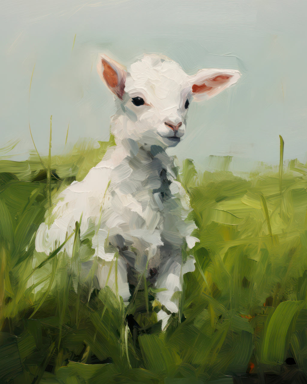 Little Lamb - Baby Animals Art Prints - Museum Quality Arty