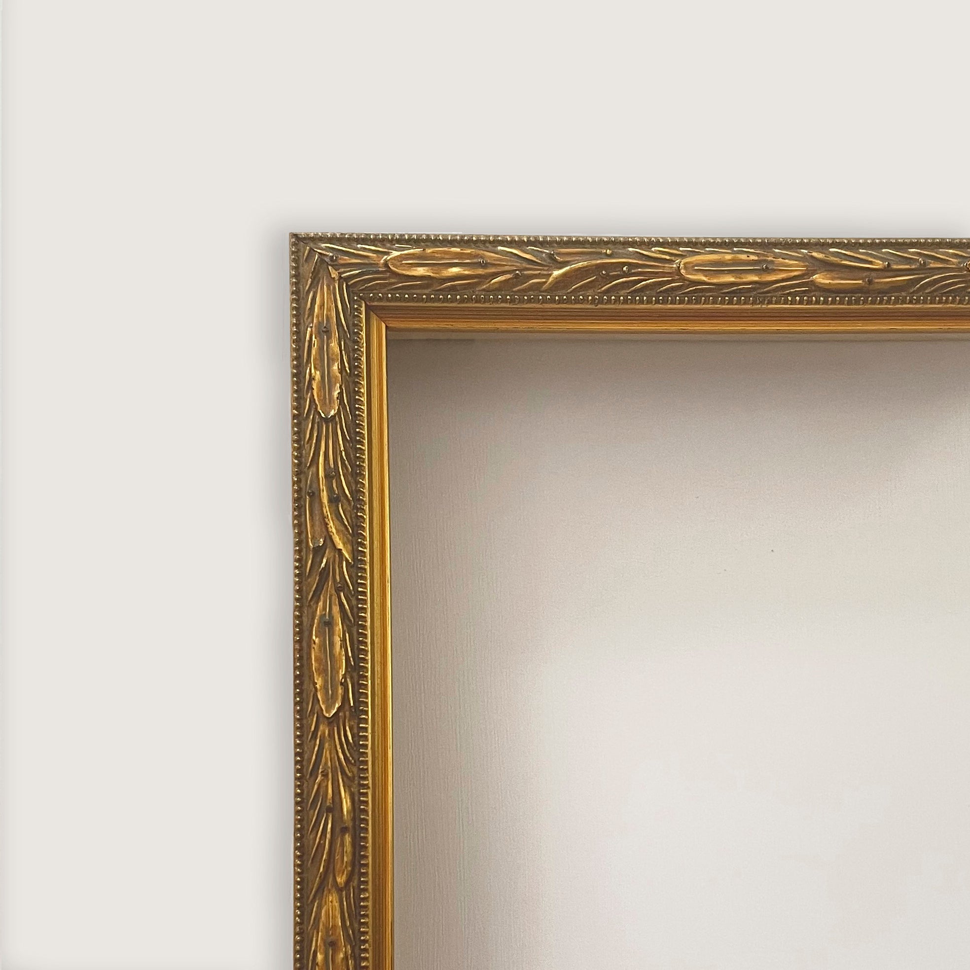 Narrow Ornate Gold Frame