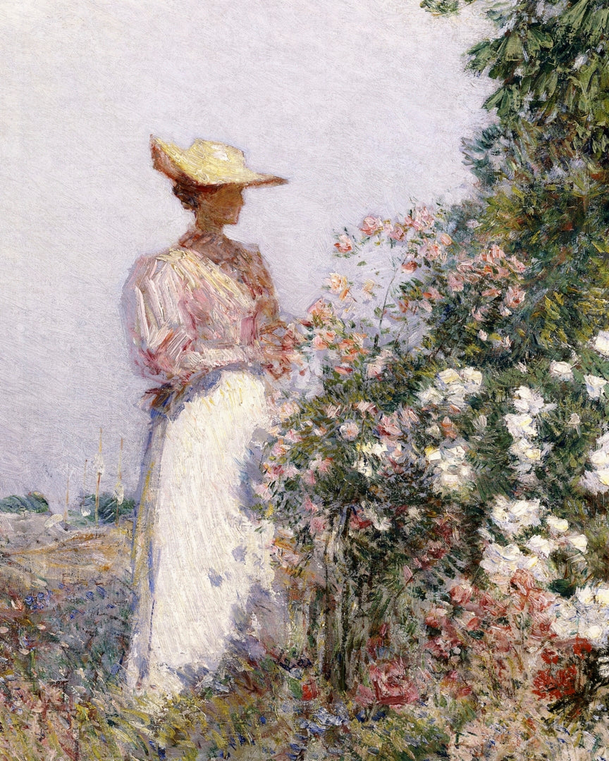 Lady in the Garden on sale