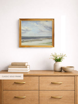 A BEACH ON THE BALTIC SEA AT LABOE - Museum Quality Art