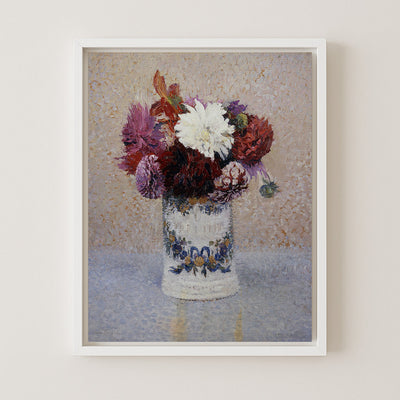 A BOUQUET OF DAHLIAS - Museum Quality Art