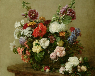 A Bouquet of Mixed Flowers