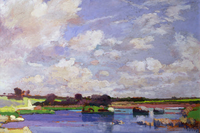 A CORNISH LAKE - Museum Quality Art