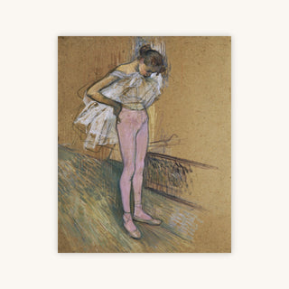 A DANCER ADJUSTING HER LEOTARD — Primary Image