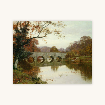 A DAY IN LATE AUTUMN, OLD BOX HILL BRIDGE, SURREY — Primary Image