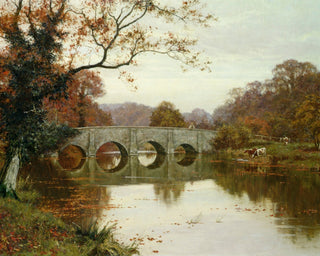 A Day in Late Autumn, Old Box Hill Bridge, Surrey