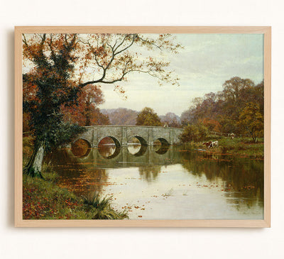 A Day in Late Autumn, Old Box Hill Bridge, Surrey