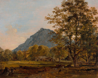 A FARMHOUSE IN THE BAVARIAN ALPS - Museum Quality Art
