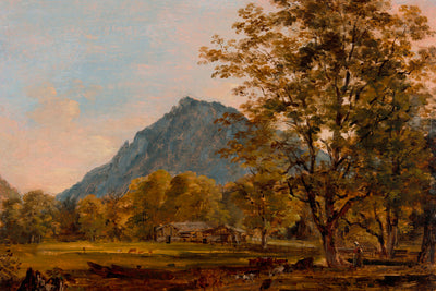 A FARMHOUSE IN THE BAVARIAN ALPS - Museum Quality Art