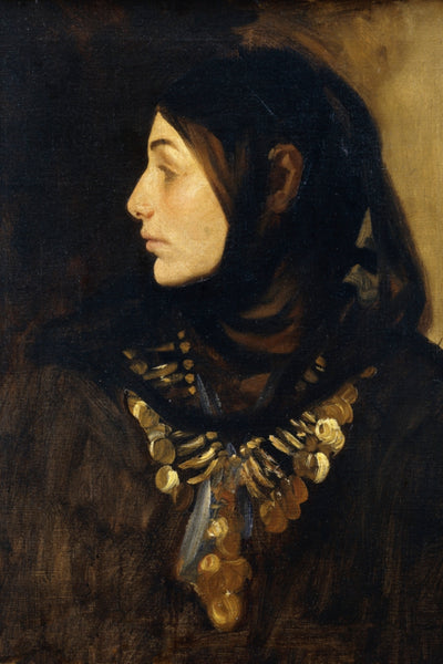 A FELLAH WOMAN art print - Museum Quality Art