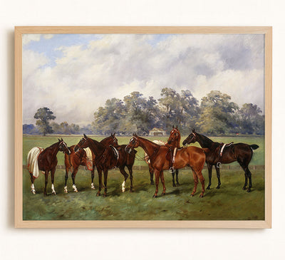 A Group of Polo Ponies