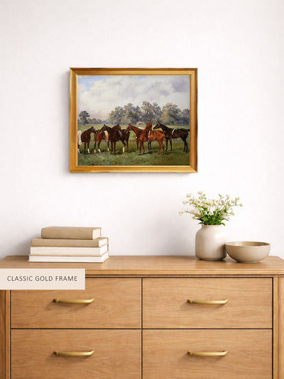 A Group of Polo Ponies