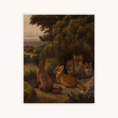 A LITTER OF FOX CUBS — Primary Image