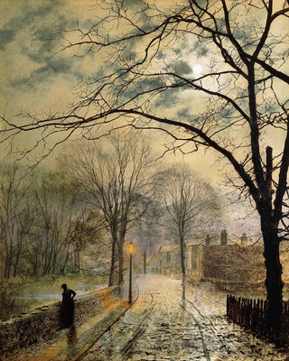 A MOONLIT STROLL, BONCHURCH, ISLE OF WIGHT - Museum Quality Art