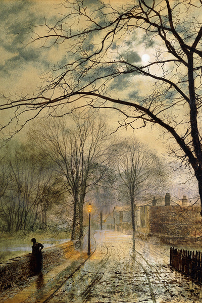 A MOONLIT STROLL, BONCHURCH, ISLE OF WIGHT - Museum Quality Art
