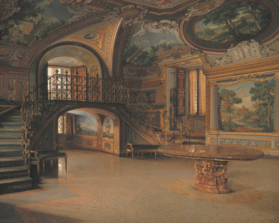 A ROOM IN PALAZZO BORGHESE - Museum Quality Art