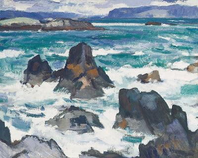 A ROUGH DAY, IONA - Museum Quality Art
