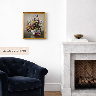 A Still Life with Pansies