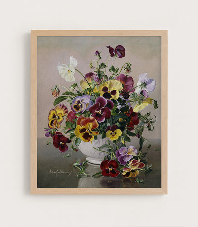 A Still Life with Pansies