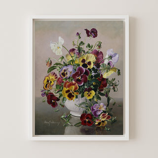 A Still Life with Pansies