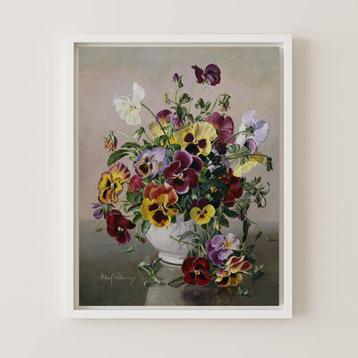 A Still Life with Pansies