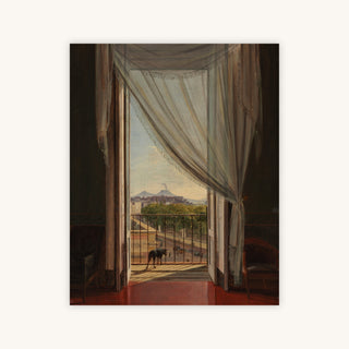 A VIEW OF NAPLES THROUGH A WINDOW — Primary Image