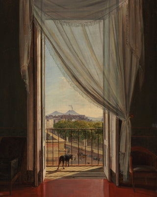 A VIEW OF NAPLES THROUGH A WINDOW