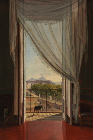 A VIEW OF NAPLES THROUGH A WINDOW