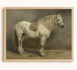 A WHITE HORSE - Museum Quality Art