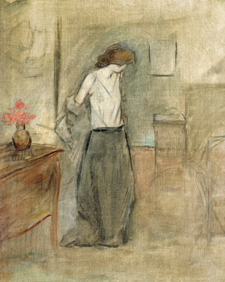 A WOMAN UNDRESSING