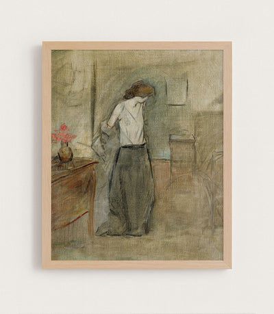 A Woman Undressing