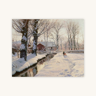 A WOODED WINTER LANDSCAPE — Primary Image