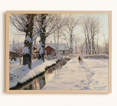 A Wooded Winter Landscape