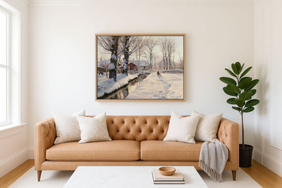A Wooded Winter Landscape