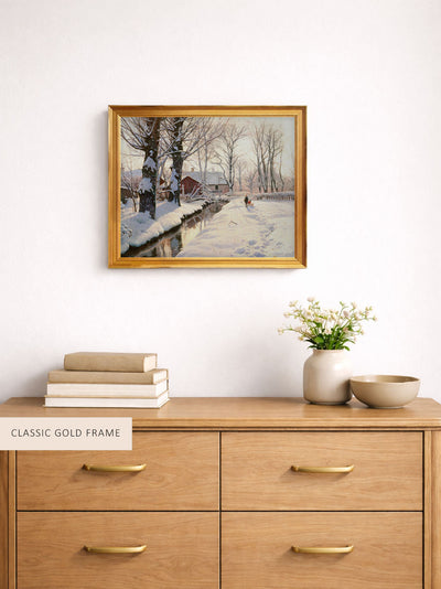 A Wooded Winter Landscape