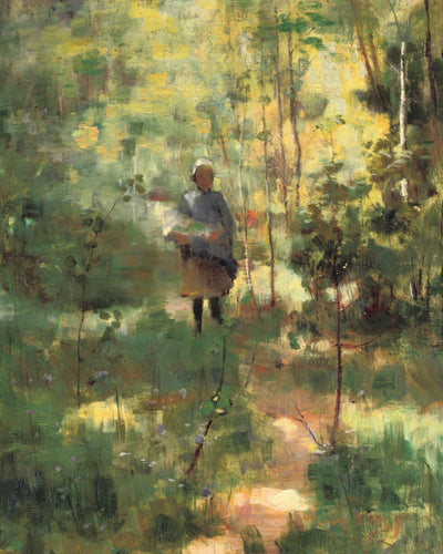 AN IMPRESSION IN THE UNDERGROWTH