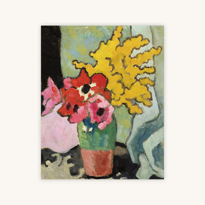 ANEMONES AND MIMOSA — Primary Image