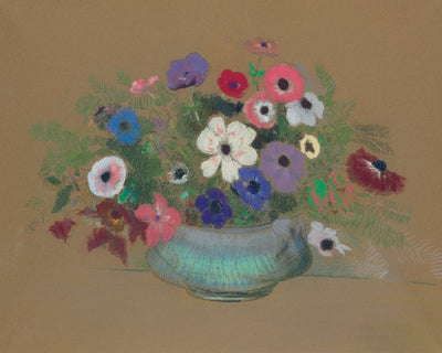 ANEMONES Odilon Redon art print - Museum Quality Art