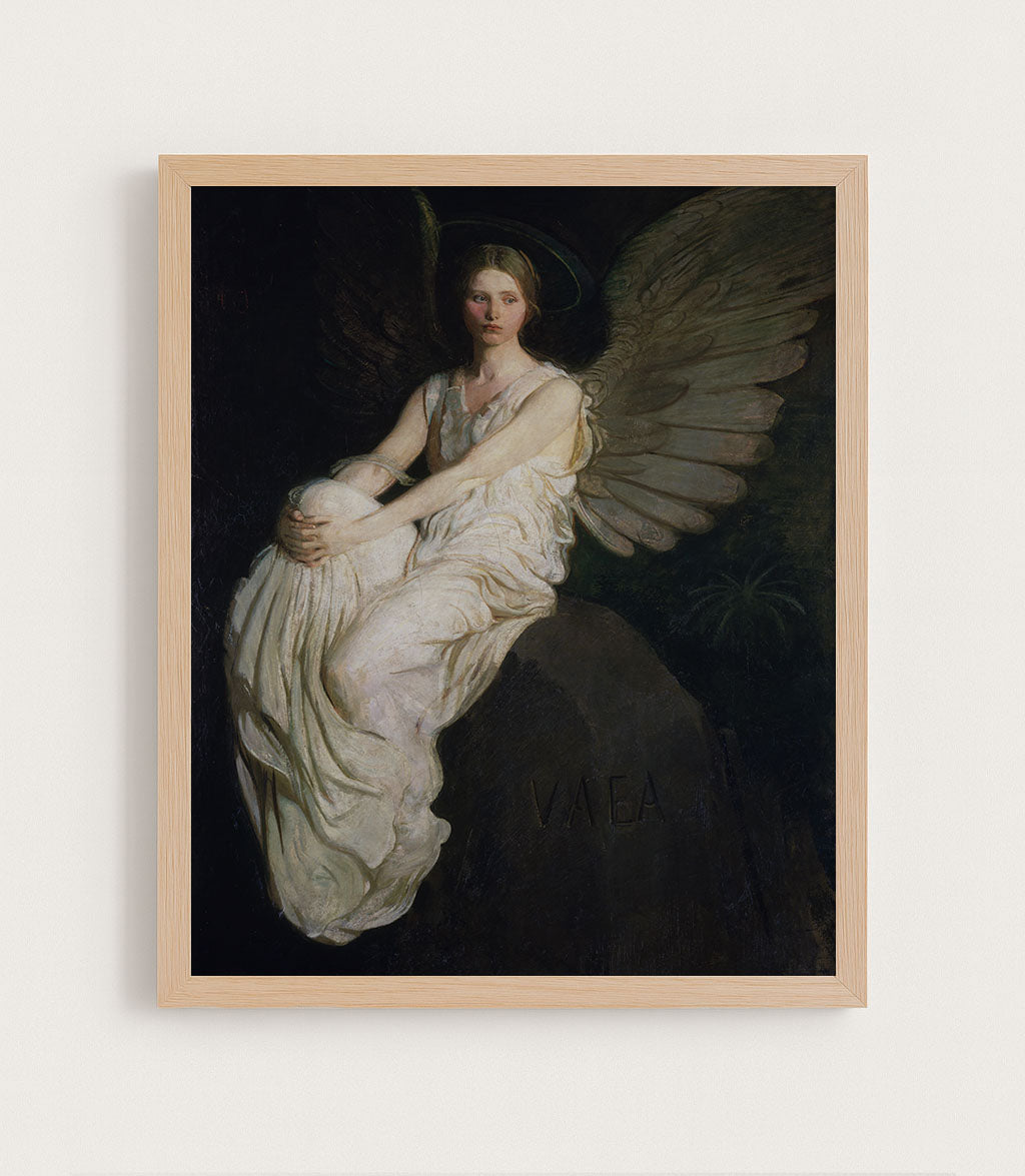 Angel Art Print - Vintage Angel Framed Art – Museum Quality Art