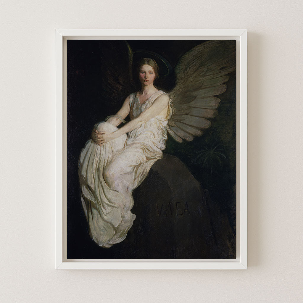 絵画 ANGEL 1 Angel Art Print - Vintage Angel Framed Art – Museum Quality Art