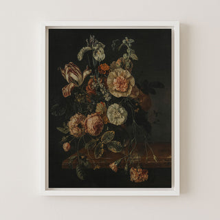 ANTIQUE FLOWERS - Museum Quality Art