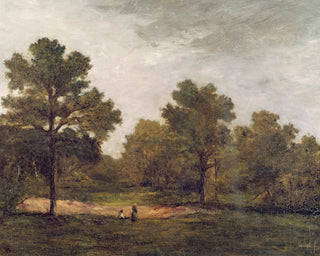 ANTIQUE LANDSCAPE WITH FIGURES