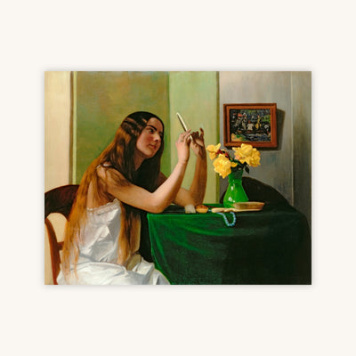 AT THE DRESSING TABLE — Primary Image