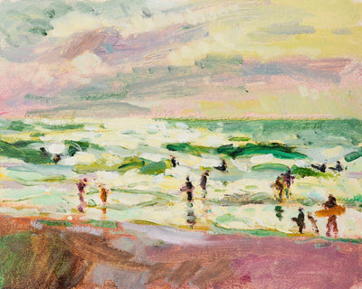 ATLANTIC SURFERS - Museum Quality Art