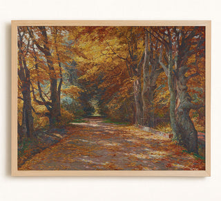 AUTUMN ALLEY - Museum Quality Art